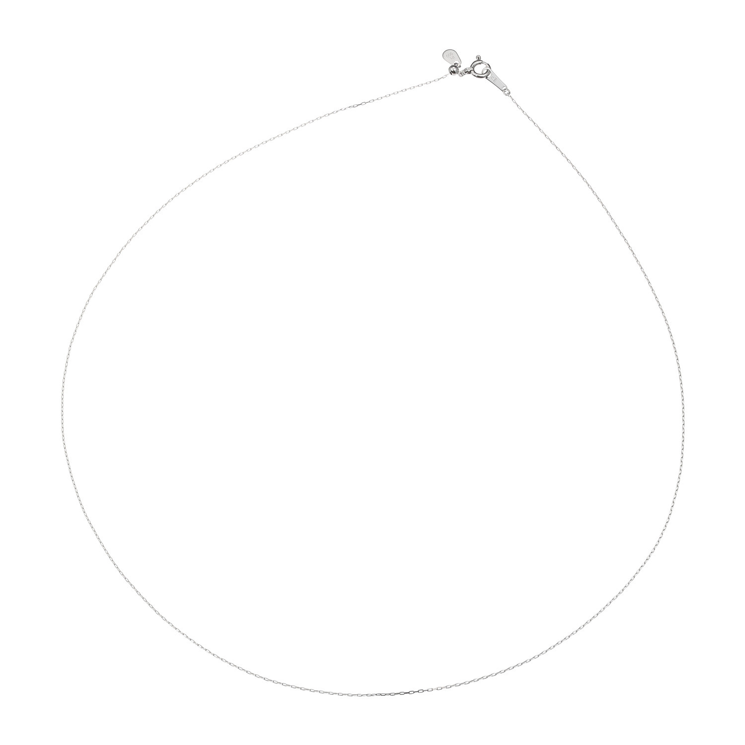 ジュウ プラチナ９００ ケーブルチェーン スライドネックレス