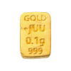 ジュウ 純金 金の延べ棒モティーフ ミニチュアバー（Ｒ）