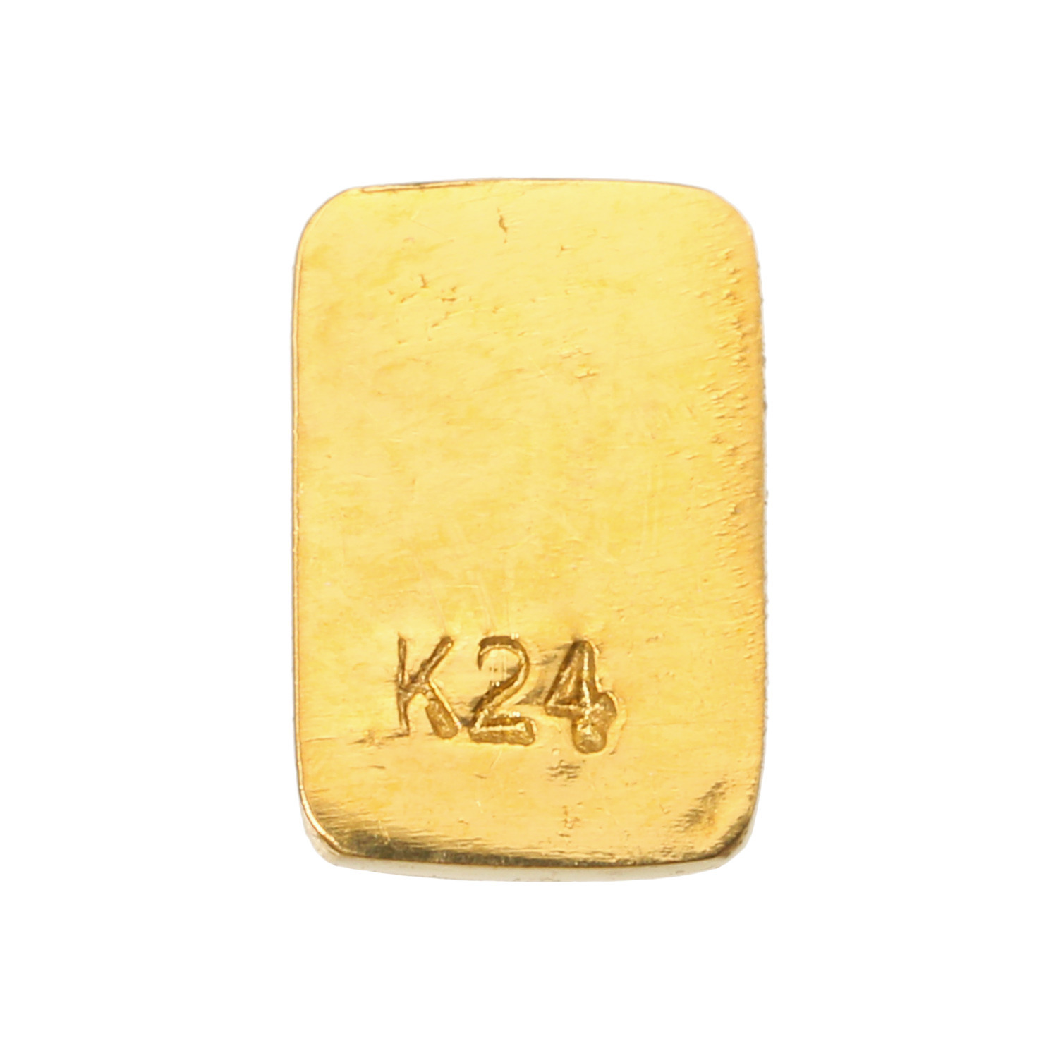 ジュウ 純金 金の延べ棒モティーフ ミニチュアバー（Ｒ）