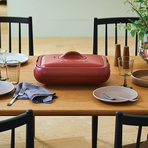 レコルト ヘルシーな蒸し料理も たこ焼きも楽しめる！ ホットプレート ＲＨＰ−１ 特別セット