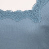 ジュエル 涼やかコットンリネン 汗取りパッド付き レーストリム リブフレンチインナー ３枚セット