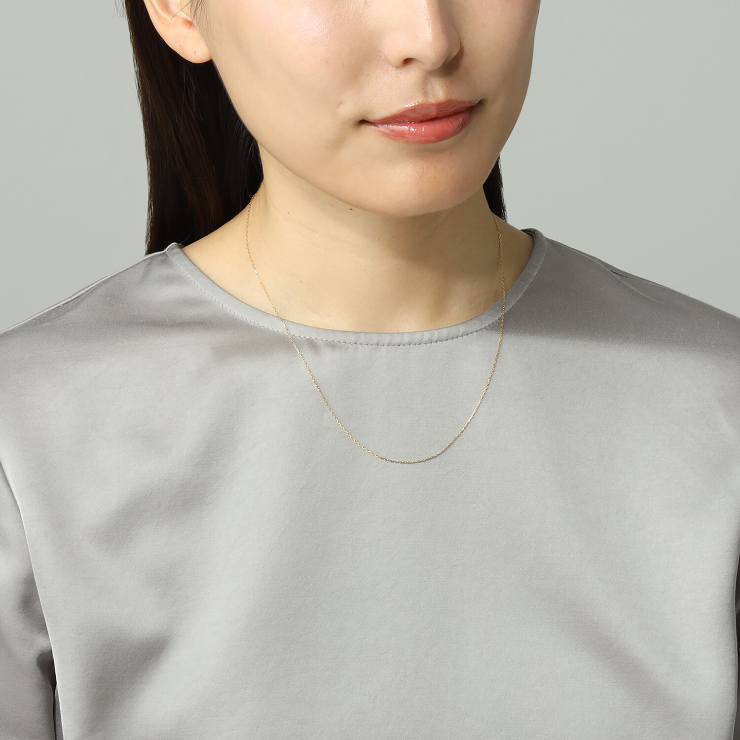 レステクール １８Ｋ ケーブルチェーン ネックレス