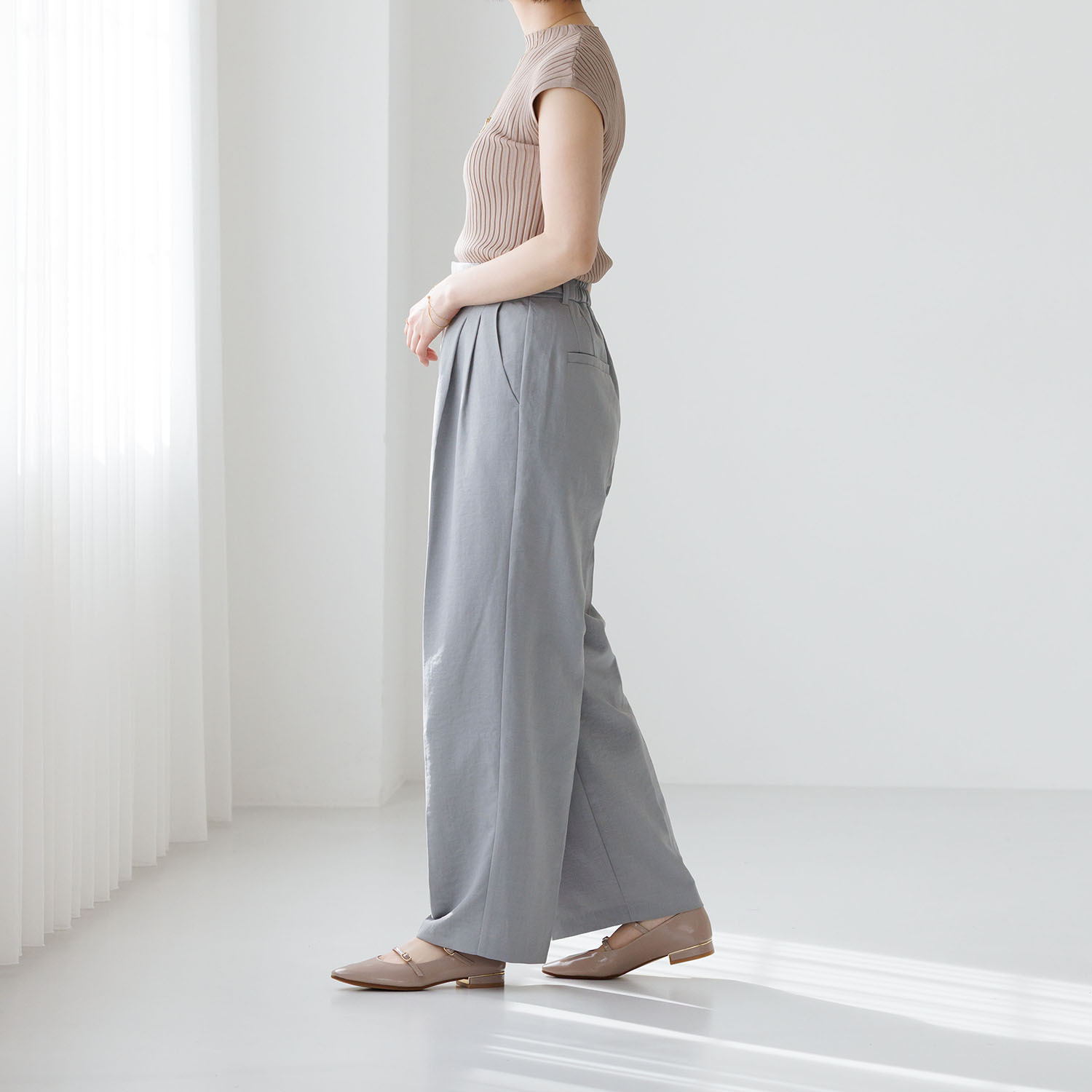 卑弥呼 ダブルベルト ローヒール メリージェーンパンプス