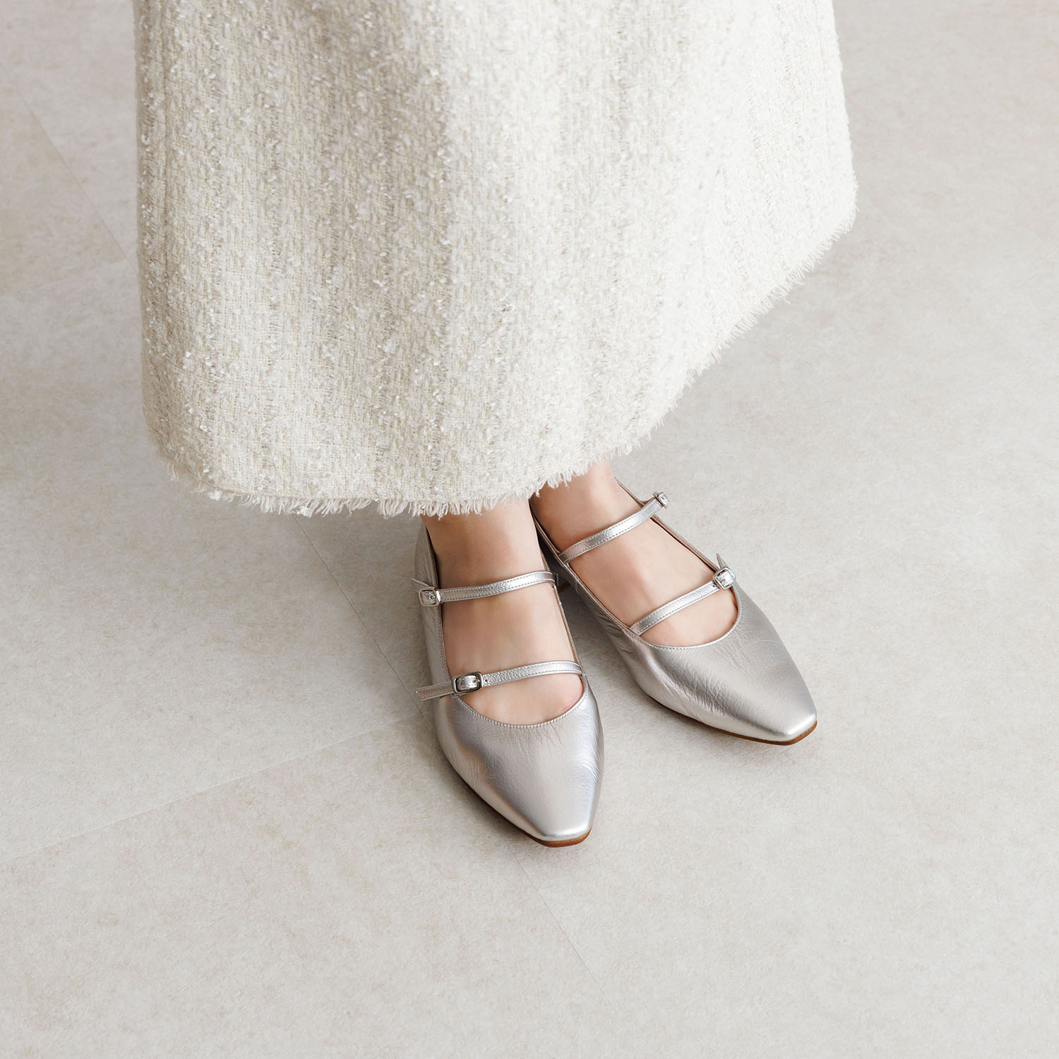 卑弥呼 ダブルベルト ローヒール メリージェーンパンプス