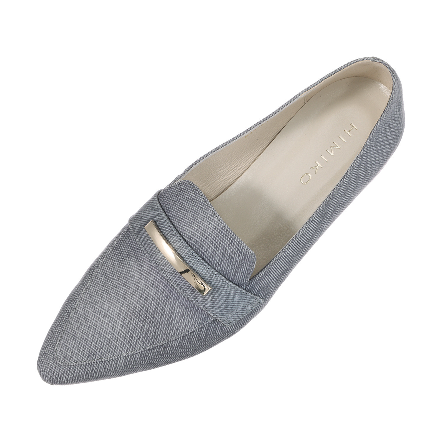 卑弥呼 メタルバー ポインテッドトゥ ローファー