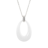 デイスティー サージカルステンレス チェーン＆ＣＺ セラミックペンダント