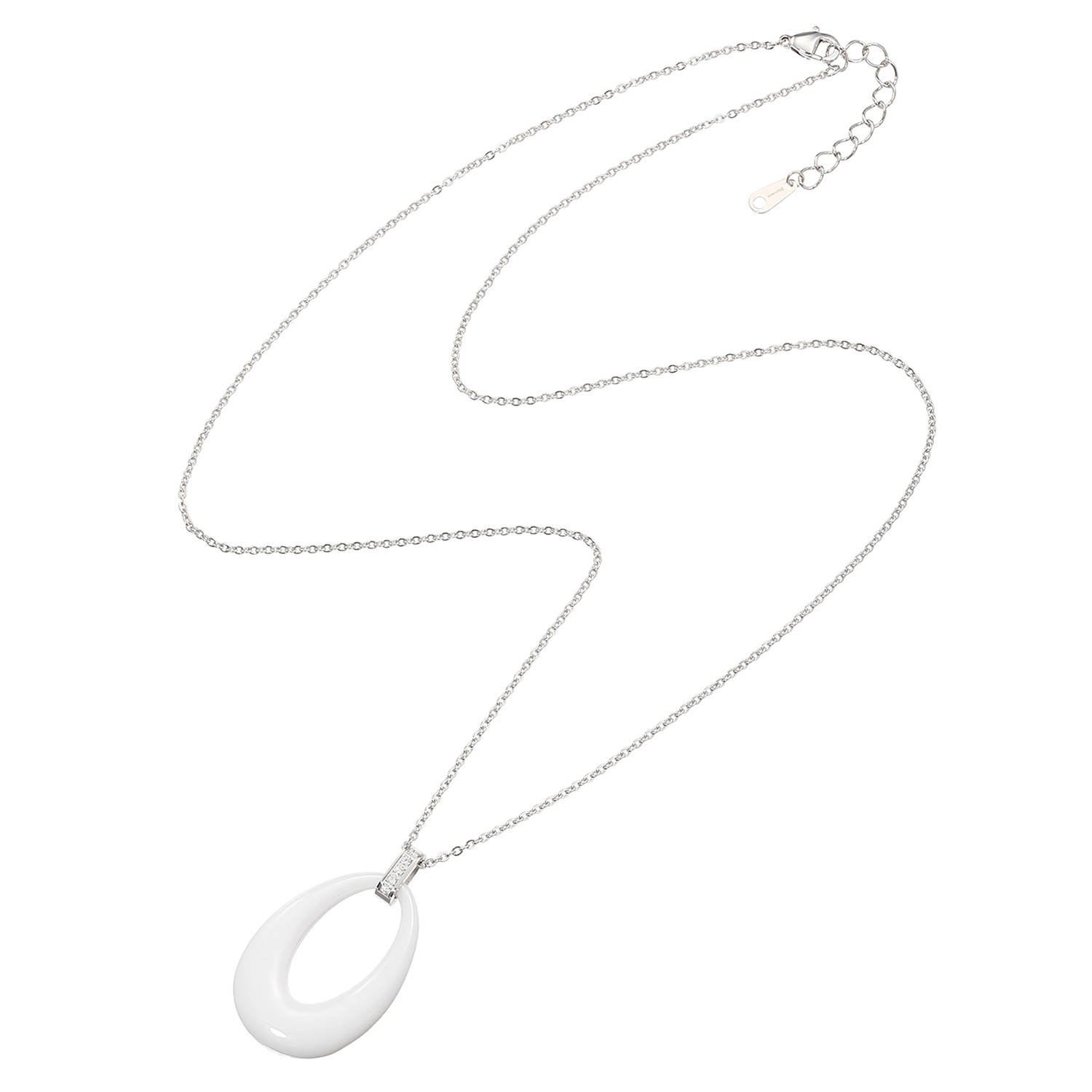 デイスティー サージカルステンレス チェーン＆ＣＺ セラミックペンダント