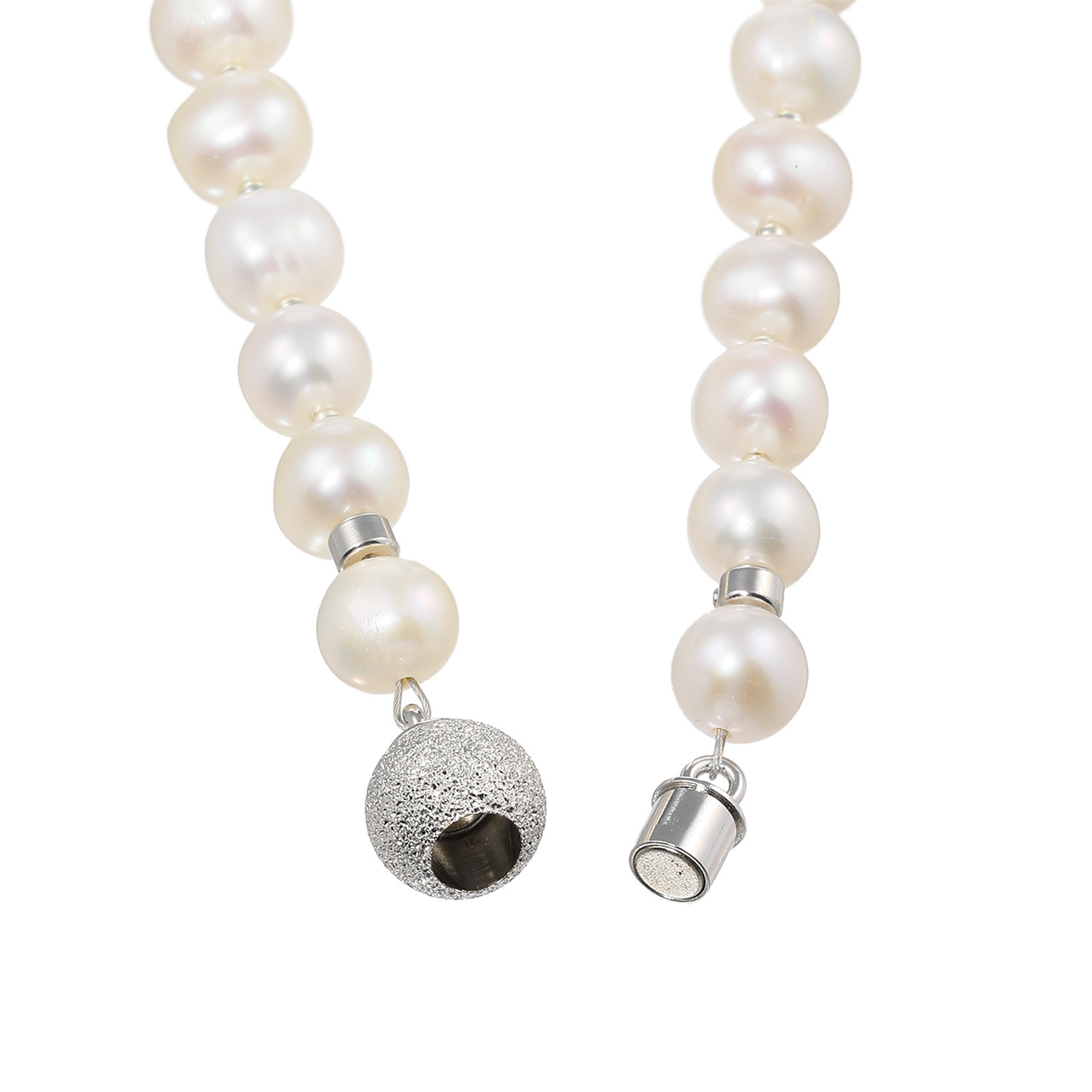 石友蔵出しコレクション 淡水バロックパール＆ ガラスビジュウ ブレスレット