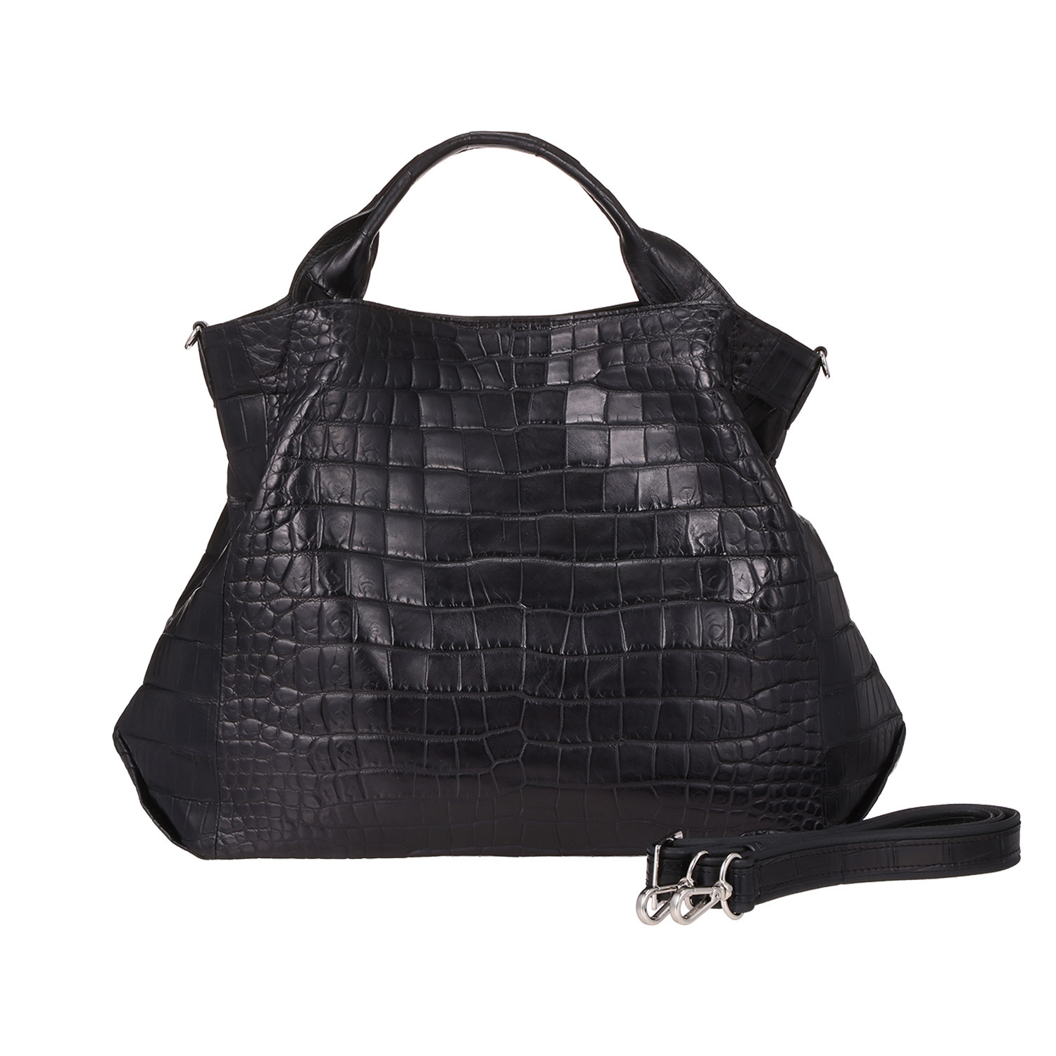 ソフトマットクロコダイル ２ウェイトートバッグ