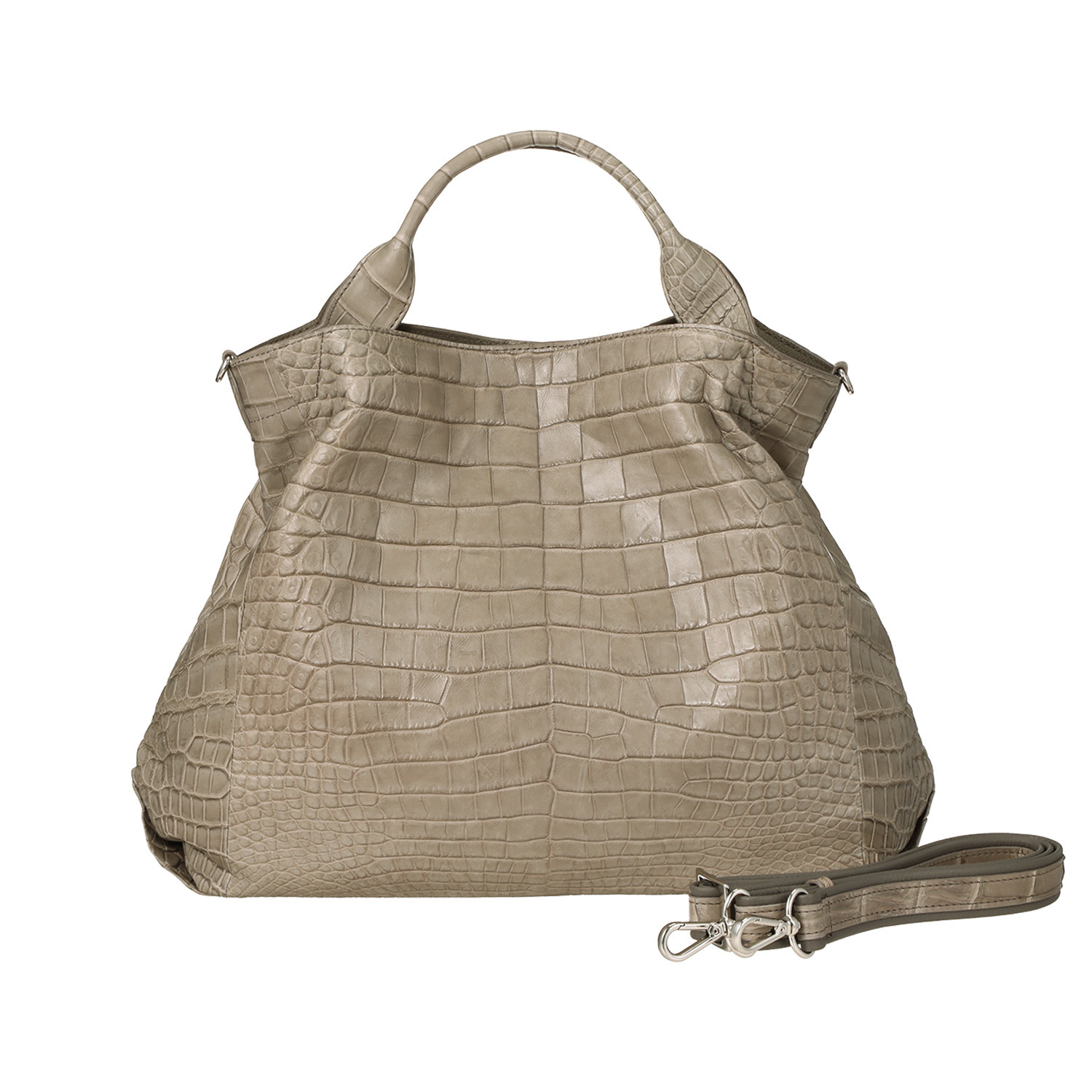 ソフトマットクロコダイル ２ウェイトートバッグ