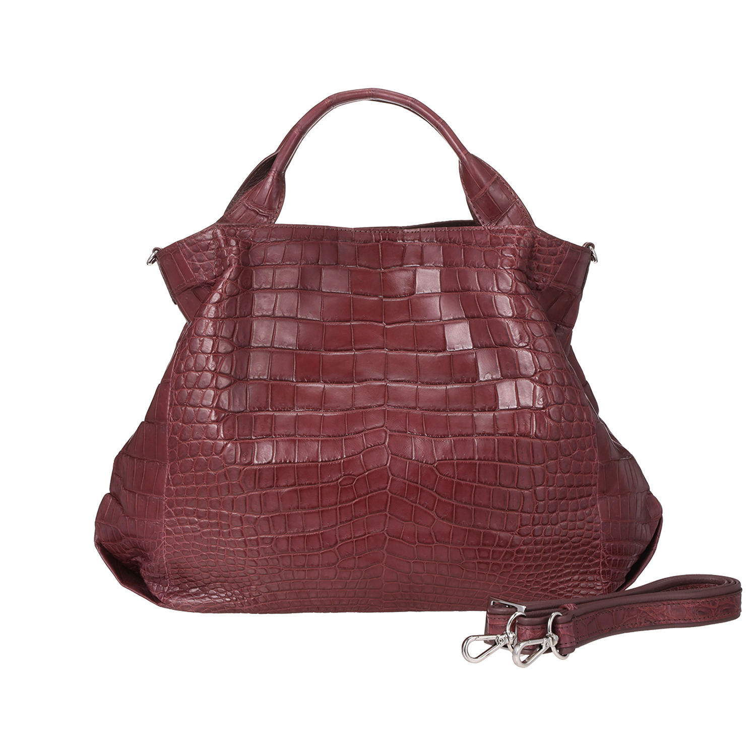 ソフトマットクロコダイル ２ウェイトートバッグ