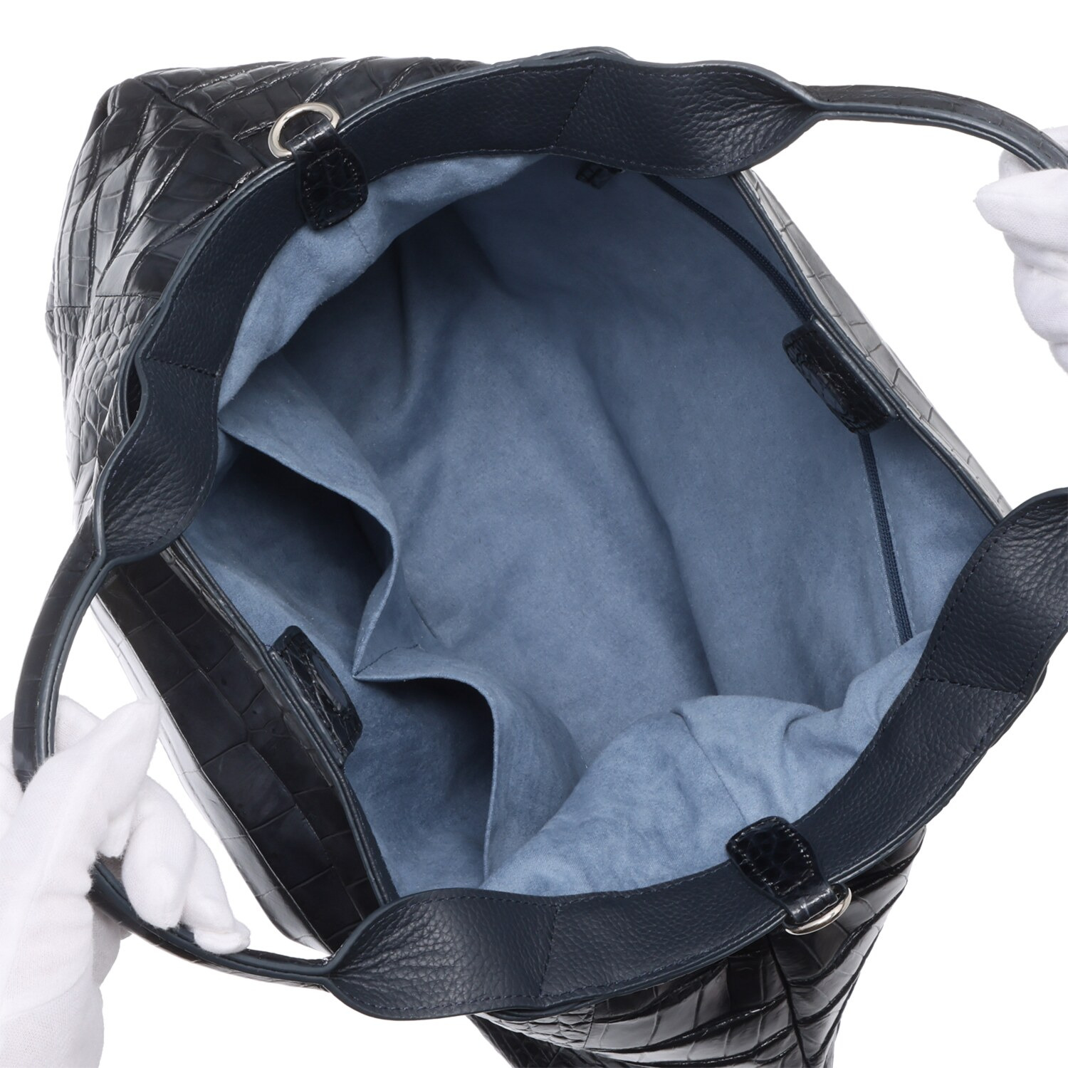 ソフトマットクロコダイル ２ウェイトートバッグ