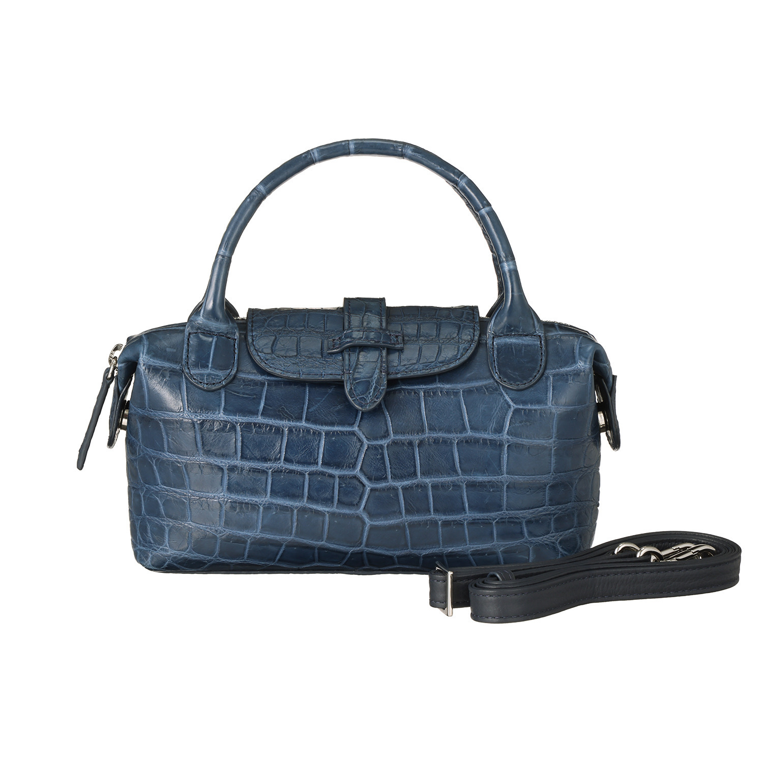 マットクロコダイル コンパクト２ウェイバッグ