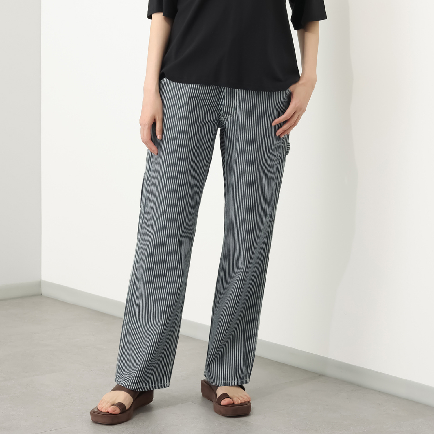 ベティスミス ルーズストレート デニムパンツ