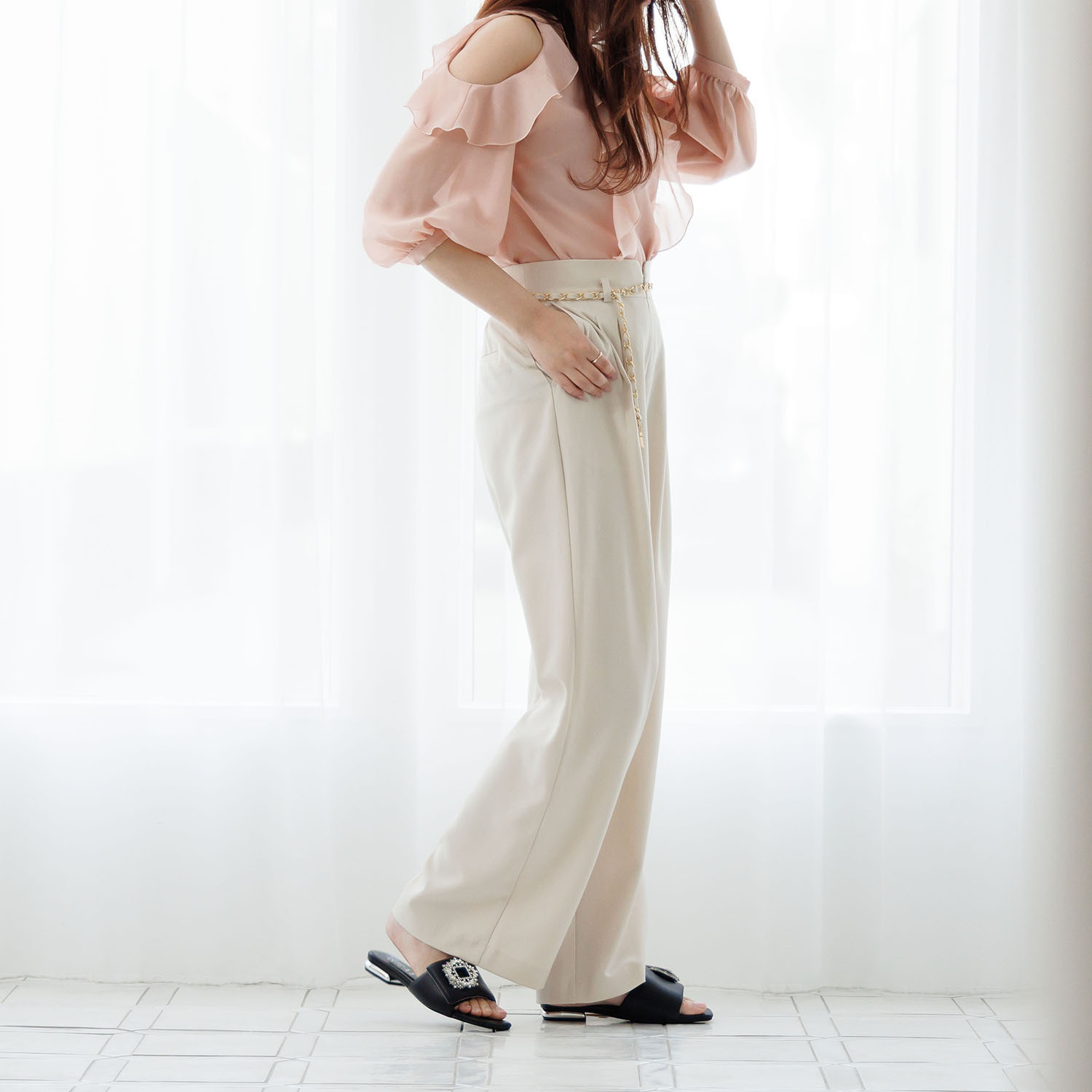 ニカル パデットミュールサンダル 