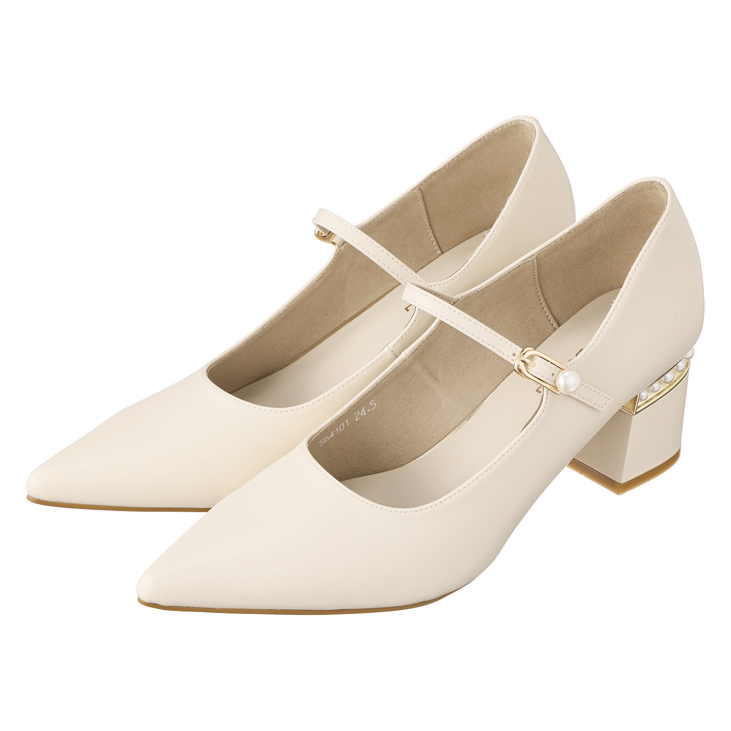 ニカル パールビジュウアクセント メリージェーンパンプス