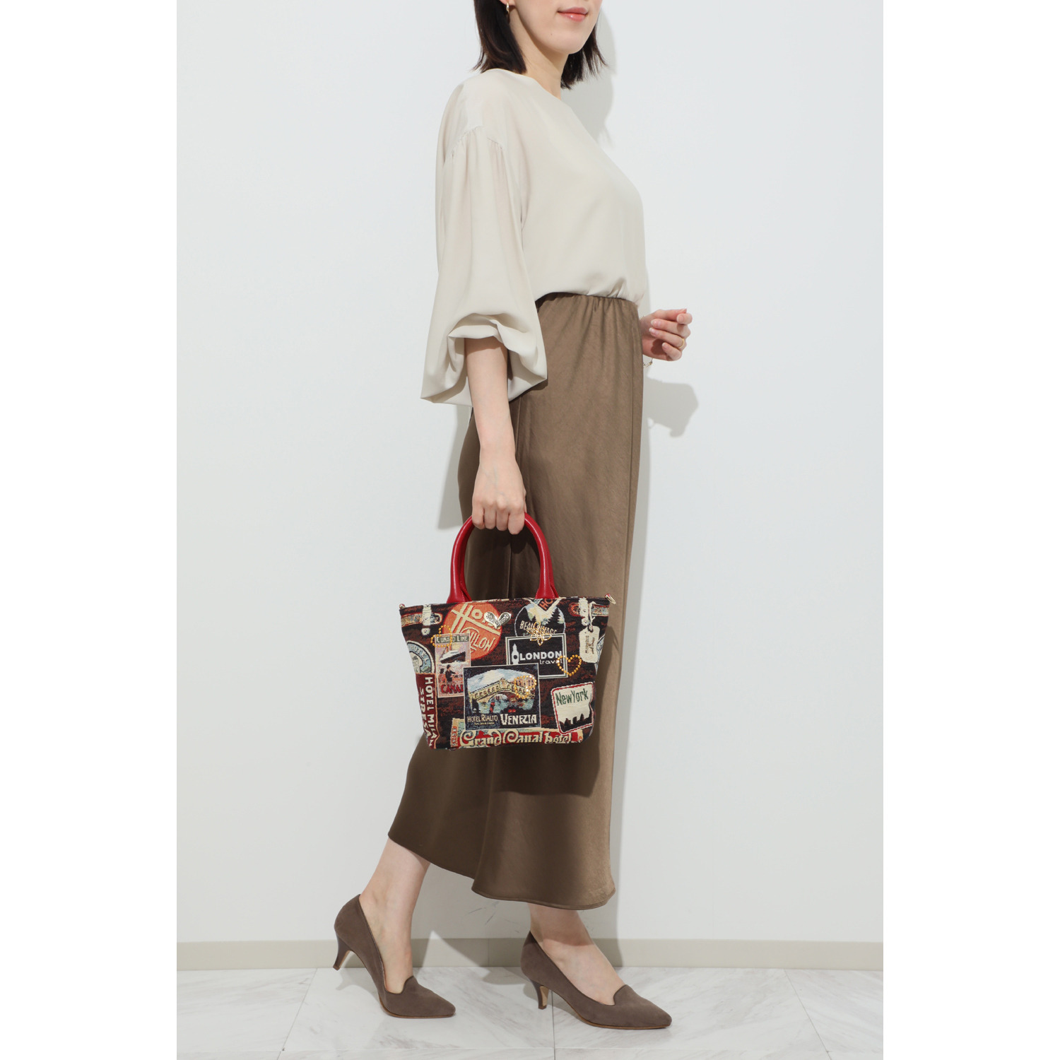 シンクビー！ ジャスト　ハート ２ウェイミニトートバッグ “ノエル”