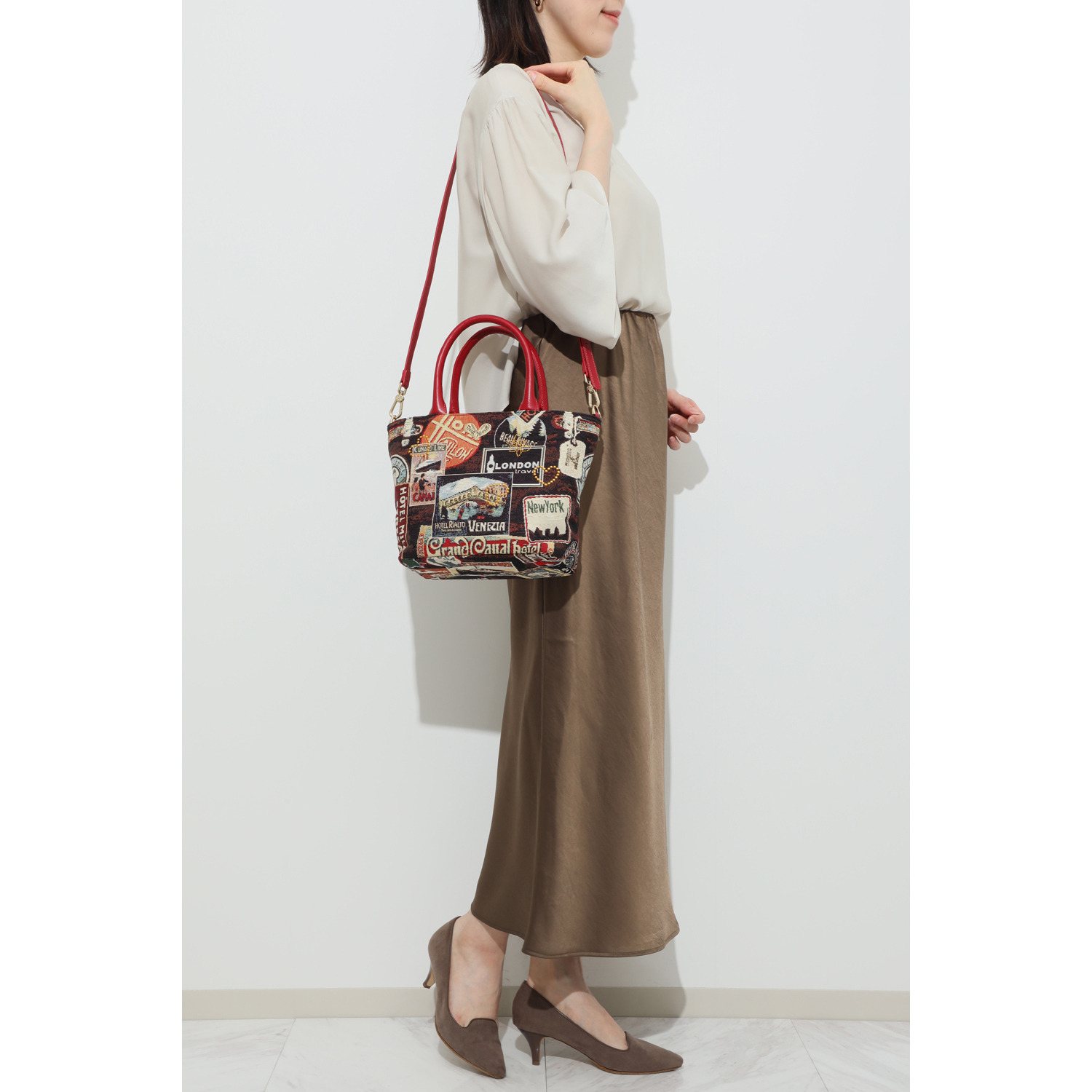 シンクビー！ ジャスト　ハート ２ウェイミニトートバッグ “ノエル”