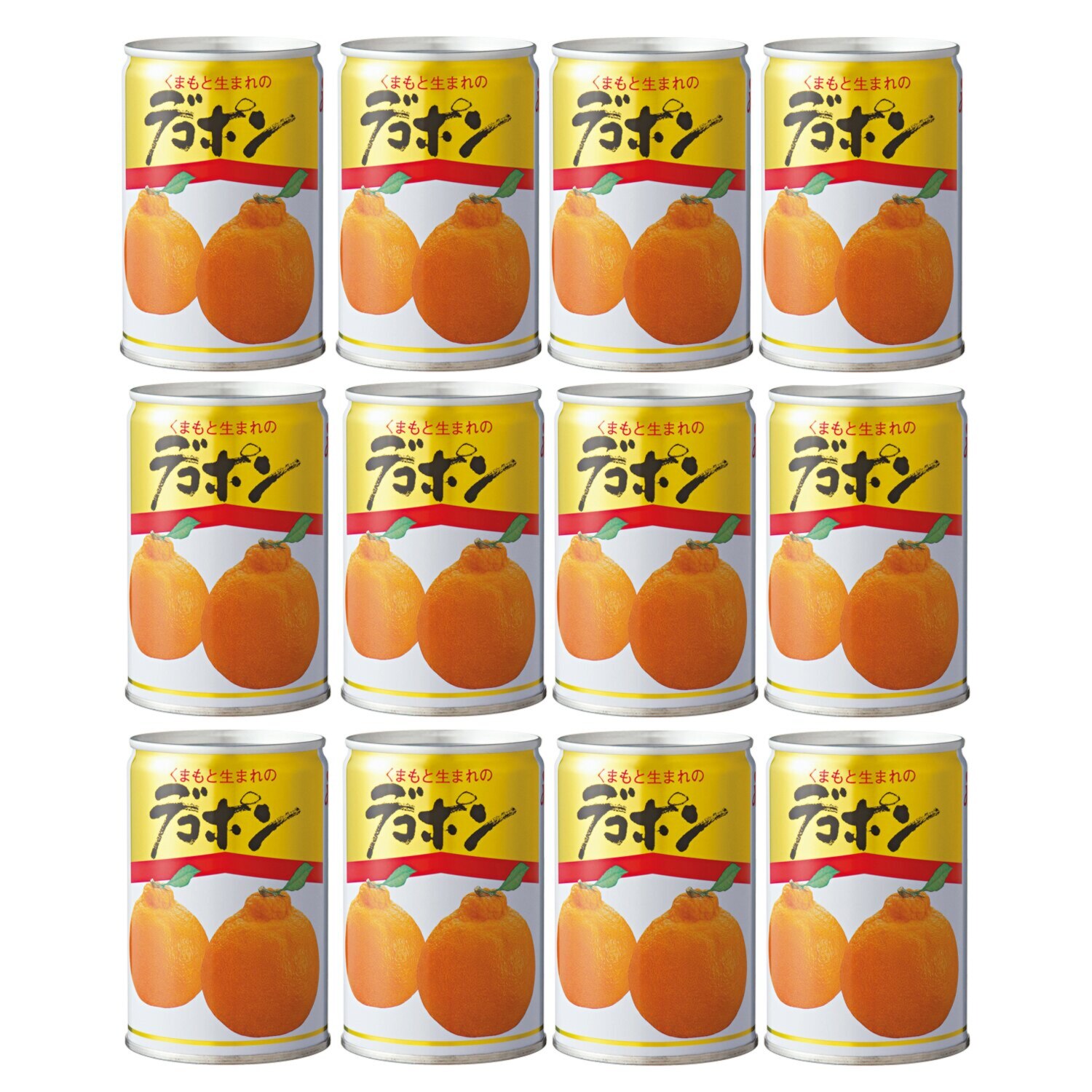 甘くてジューシー！ 熊本県産　デコポン缶詰 ＜１２缶セット＞
