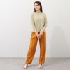 スピンブルー 接触冷感 フレンチリネンブレンド リラックスジャージー ドルマンスリーブ プルオーバー