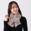 日本製 ＳＡＧＡ ミンク リボン付マフラー