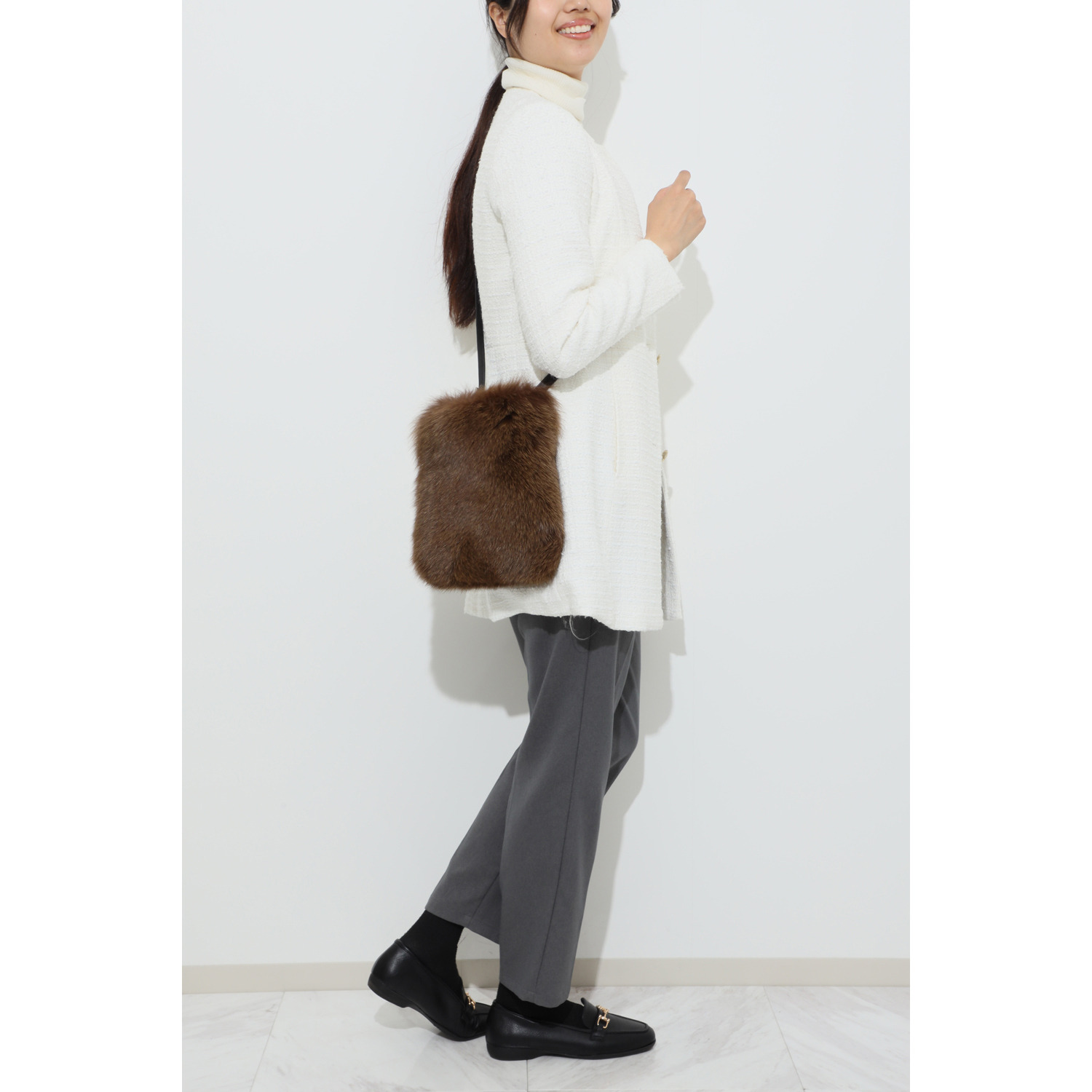 日本製 ブルーフォックス ショルダーバッグ