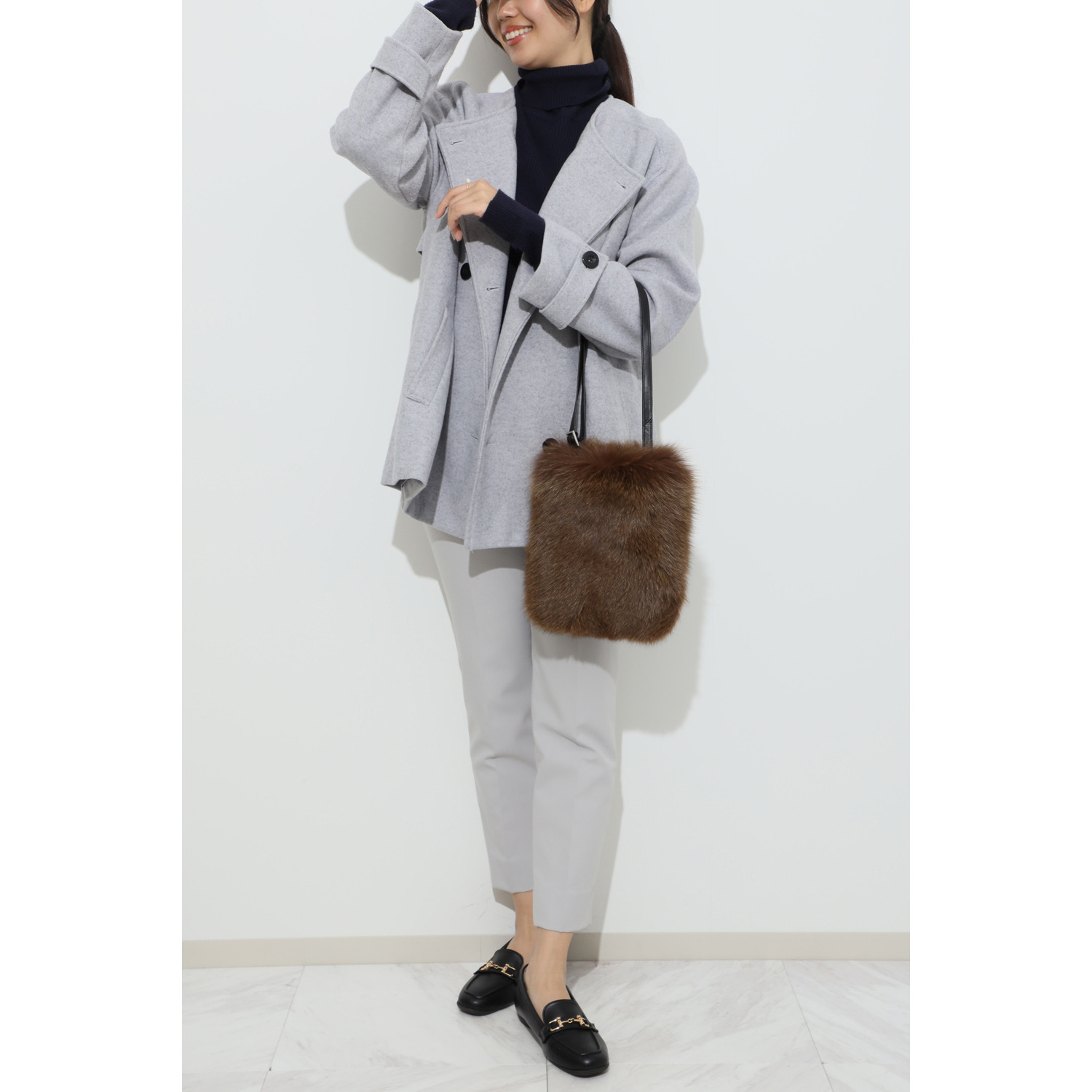 日本製 ブルーフォックス ショルダーバッグ