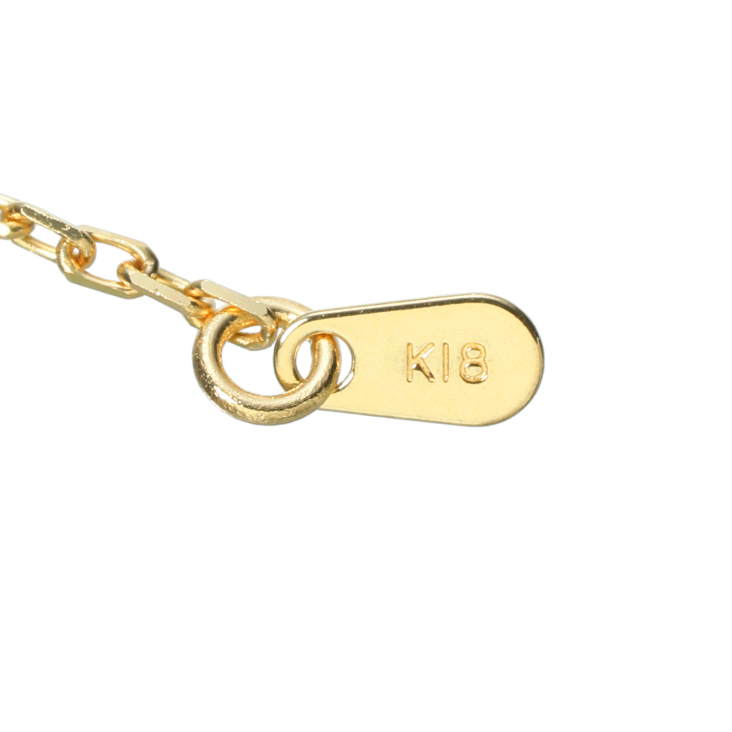 煌香 １８Ｋ ハートモティーフ チェーンリング