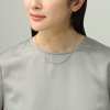 煌香 １８Ｋ ペーパークリップチェーン ネックレス