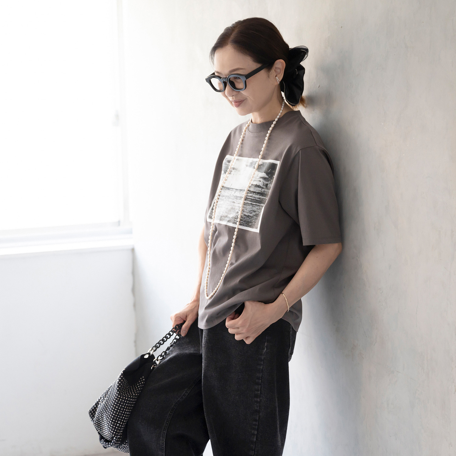 イロプライム 西海岸気分の フォトプリントＴシャツ