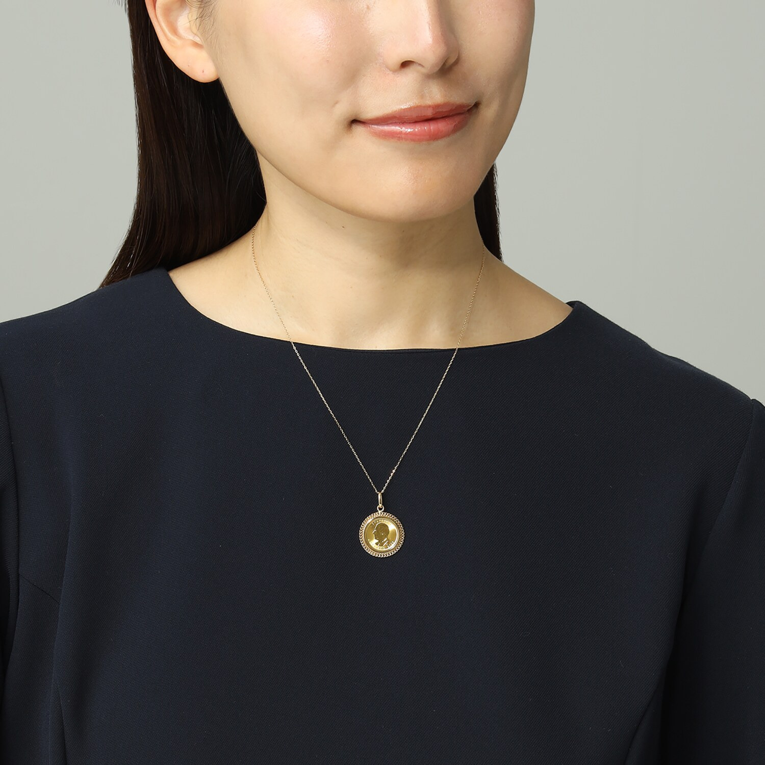 オロリナ 純金 メイプルリーフコイン ペンダントトップ ＜１／１０オンス＞