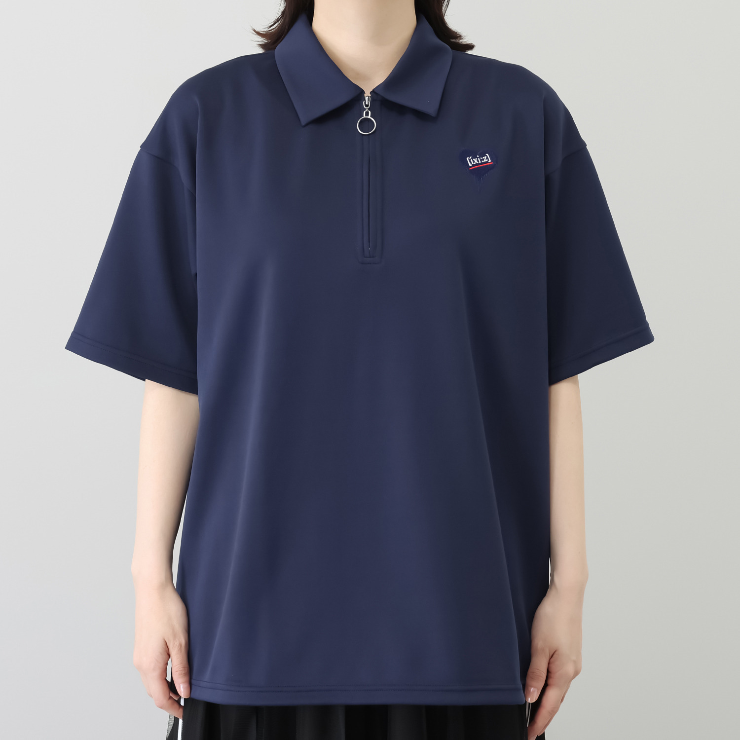 イクシーズ ハーフジップ プルオーバー