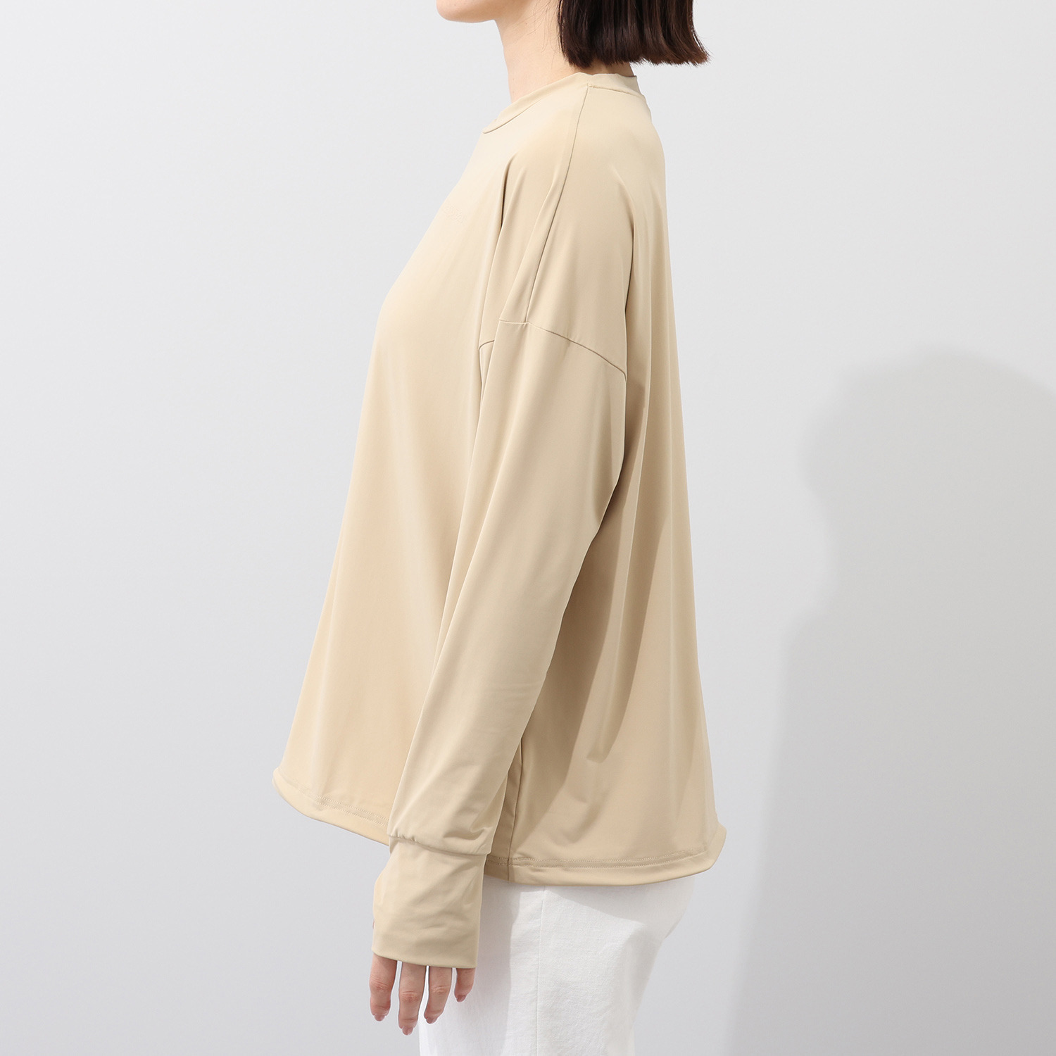 Ｋａｐｐａ 接触冷感・ＵＶカット 吸水速乾 スーパーナイロンクール ロングＴシャツ