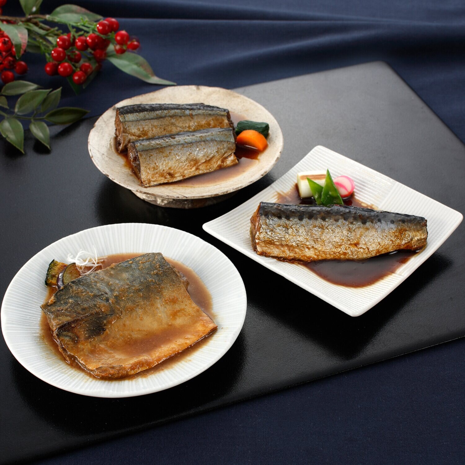 目利き人厳選！ 骨までやわらかこだわり 常温煮魚３種セット