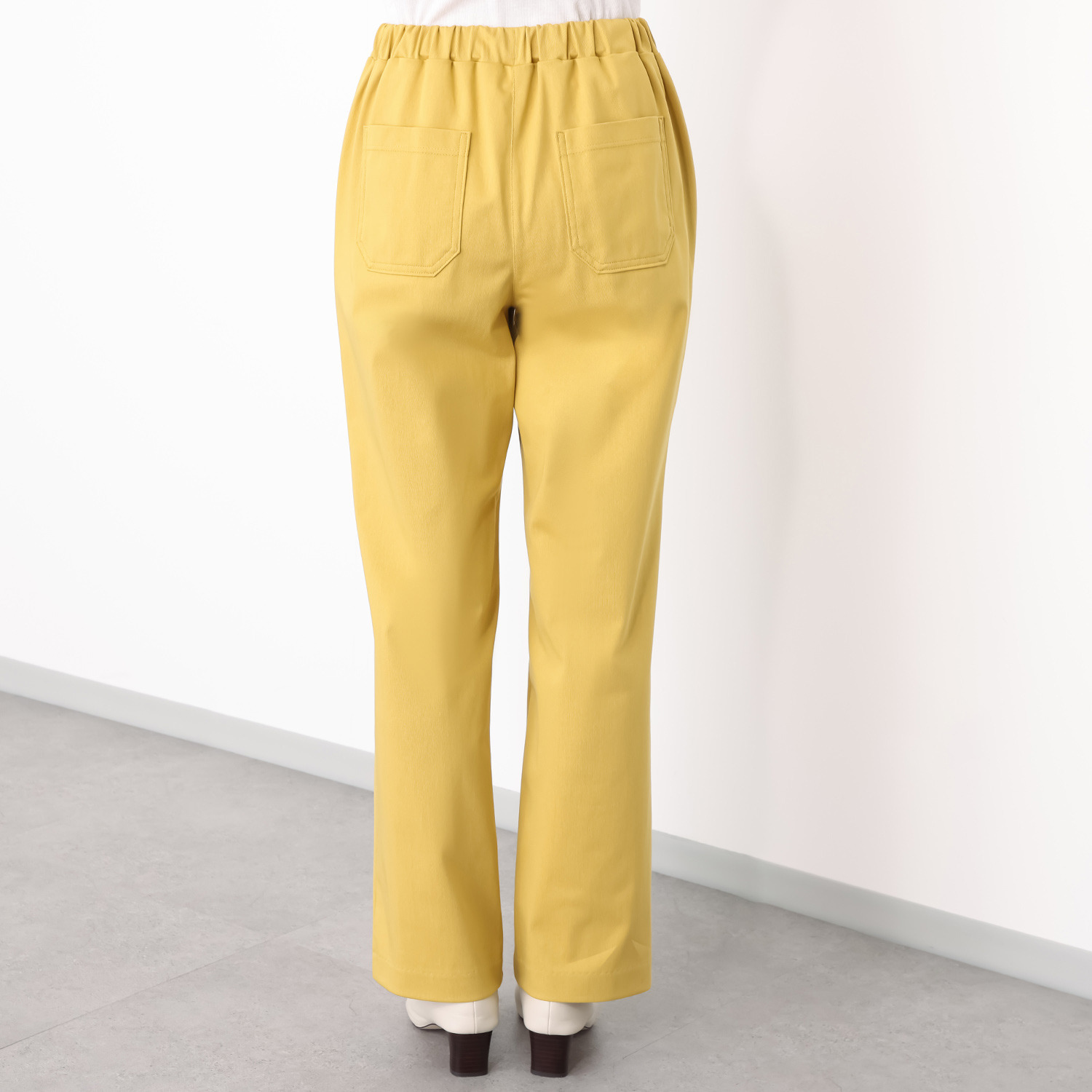 アンダモン 綿１００％ トリコット ストレートパンツ ＜股下７４ｃｍ＞