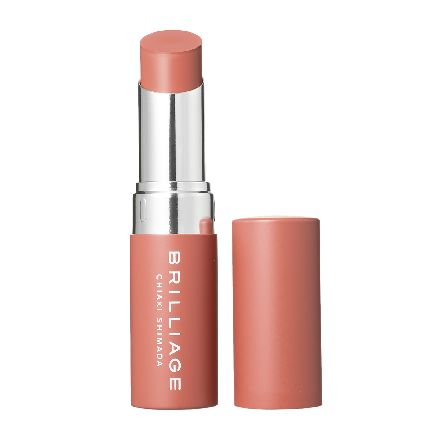 ブリリアージュ ボリューミーフィルム リップバーム ＜ミューテッド 　コーラル＞＆ フィンガーブラシ