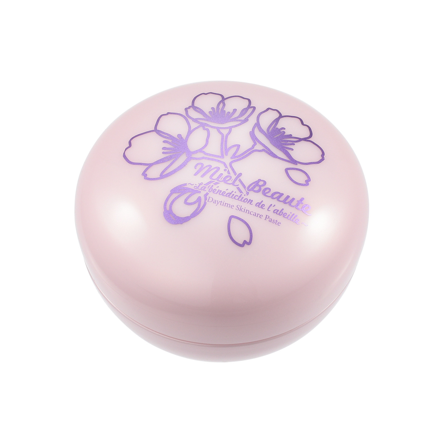 ミエルボーテ 紫桜カラーで透明感 上品なツヤと輝きを演出！ 新デイタイム スキンケアペースト ＜サクラピンク＞ ２個ミニサイズ付セット