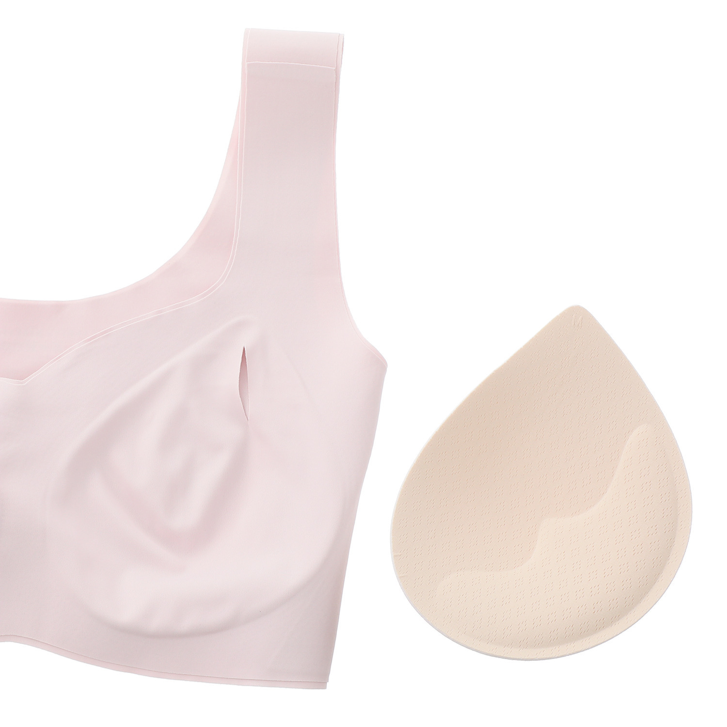 芦屋美整体 素肌にとけ込むような 心地よさ シームレスブラ プレミアムソフト ２枚セット