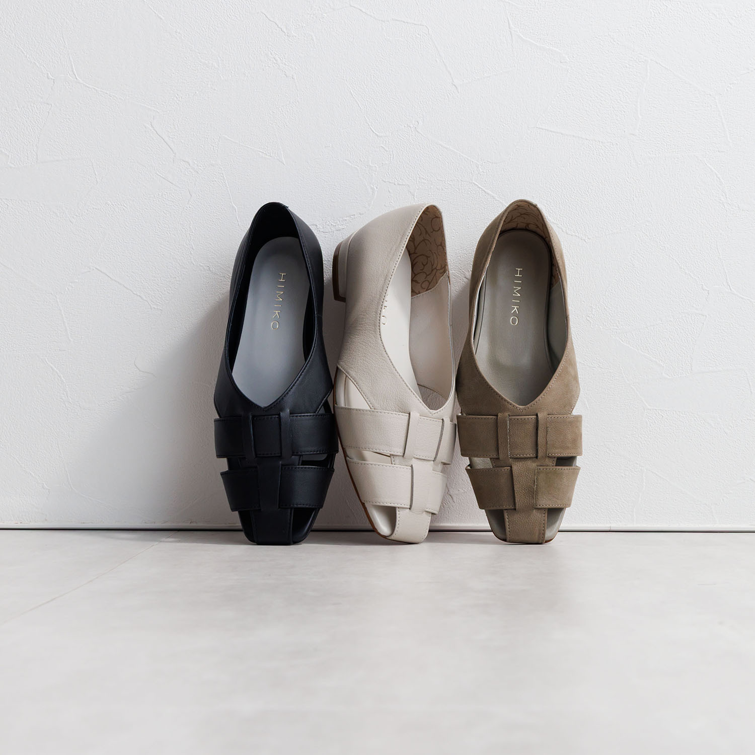 卑弥呼 日本製 はっ水牛革 グルカパンプス