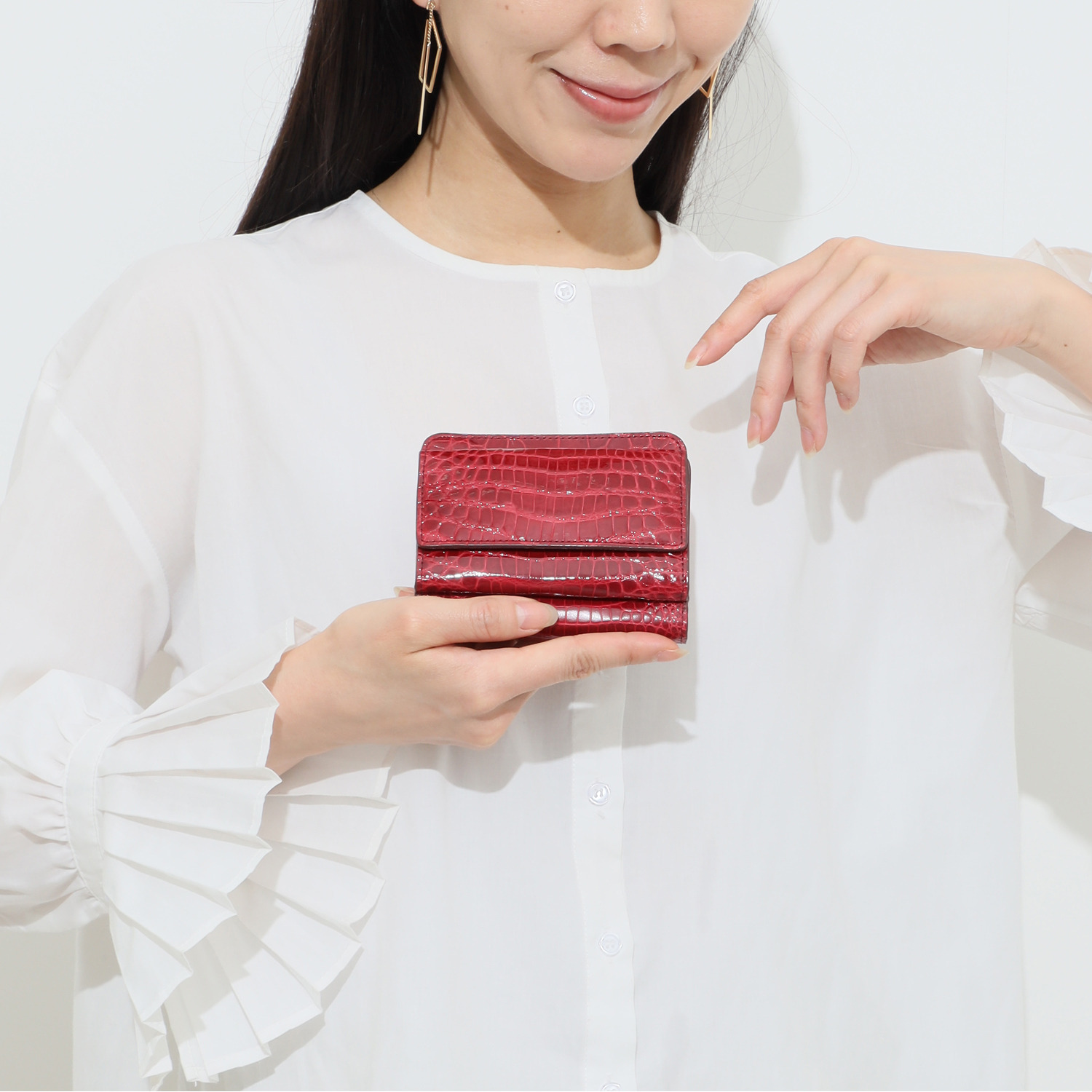 シャイニングクロコダイル コンパクトウォレット