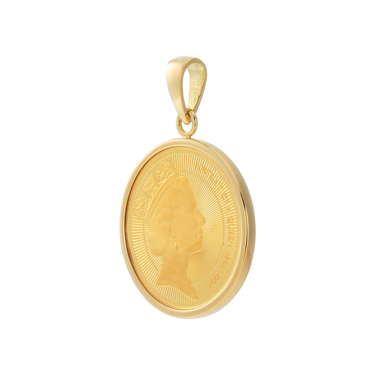 チェルカーレ 純金　ロイヤルミント製造 ２０２６年限定モデル エリザベス女王 コインペンダントトップ ＜１／１０オンス＞