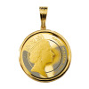 チェルカーレ 純金　ロイヤルミント製造 ２０２６年限定モデル エリザベス女王 コインペンダントトップ ＜１／４オンス＞