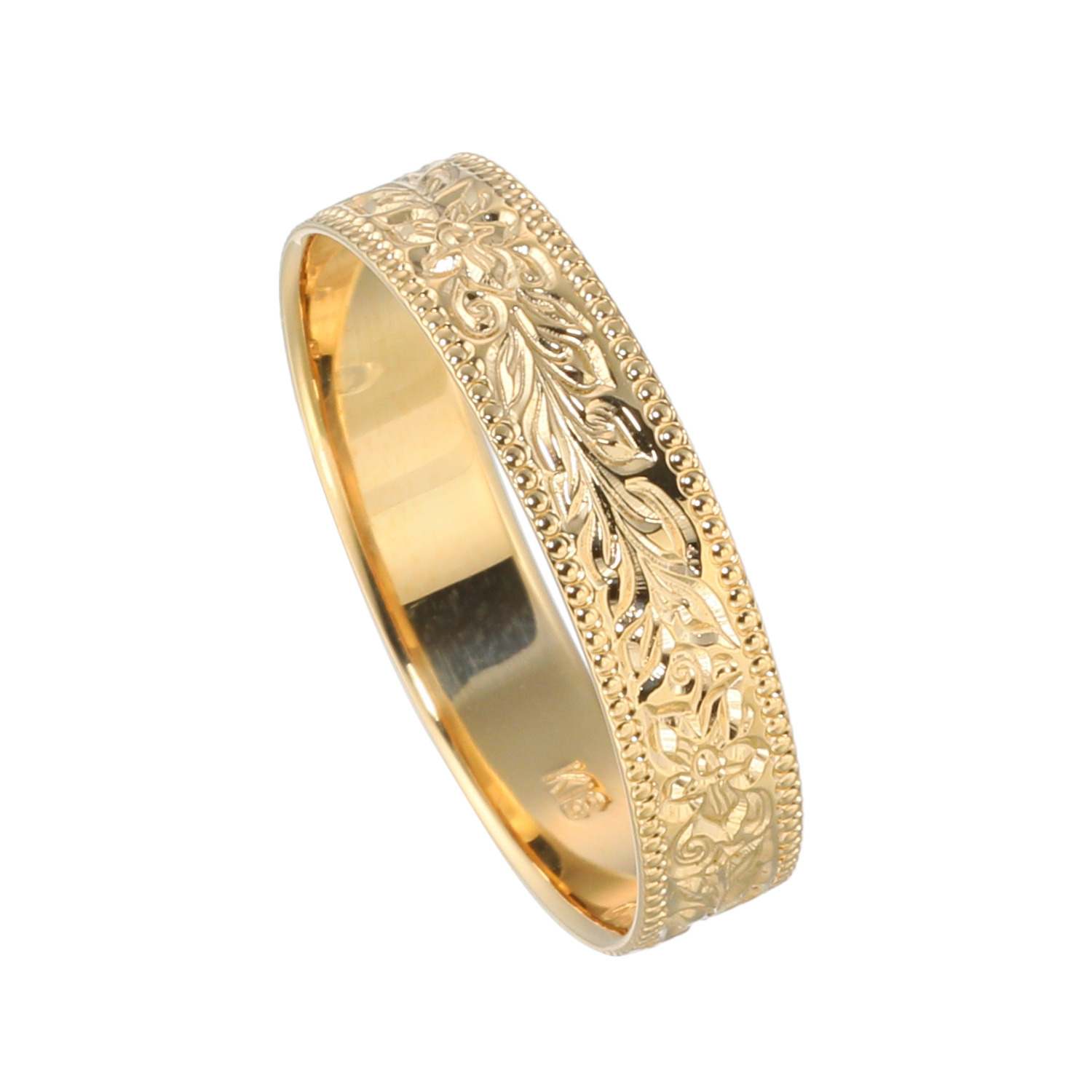 チェルカーレ １８Ｋ プルメリアデザイン リング