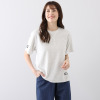 ラソエヌサーティスリー ディグリーズ 肌触り抜群！ パイル素材 ロゴプリントＴシャツ
