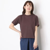 ラソエヌサーティスリー ディグリーズ サラッと快適！ コットン１００％ イニシャル刺しゅう 着丈すっきりＴシャツ