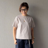 ラソエヌサーティスリー ディグリーズ サラッと快適！ コットン１００％ イニシャル刺しゅう 着丈すっきりＴシャツ