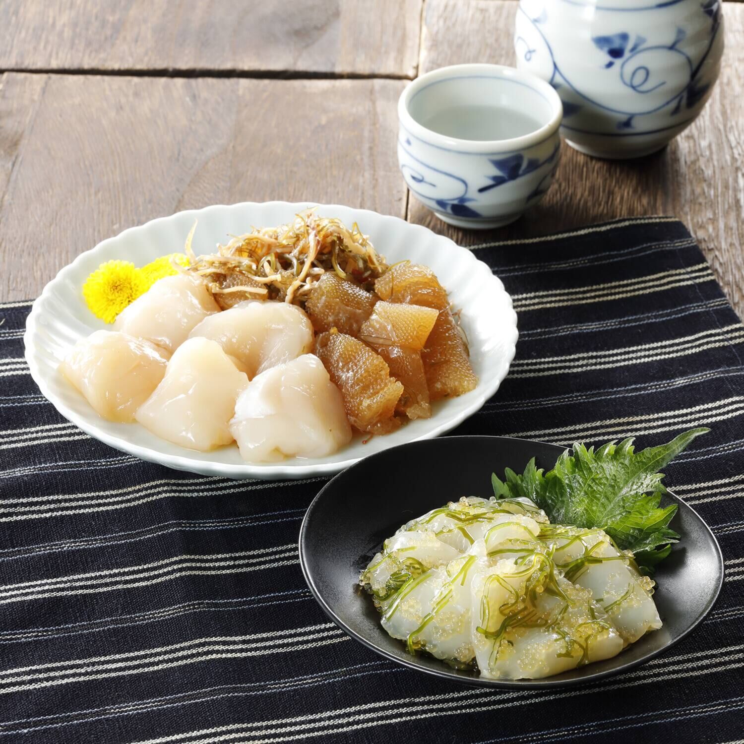布目 ほたて松前漬け＆ 小いかとびランラン 人気２種セット