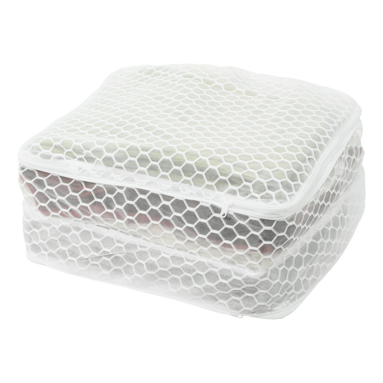 トラベルポーチとしても 活躍する洗濯ネット デュオパック ２個セット