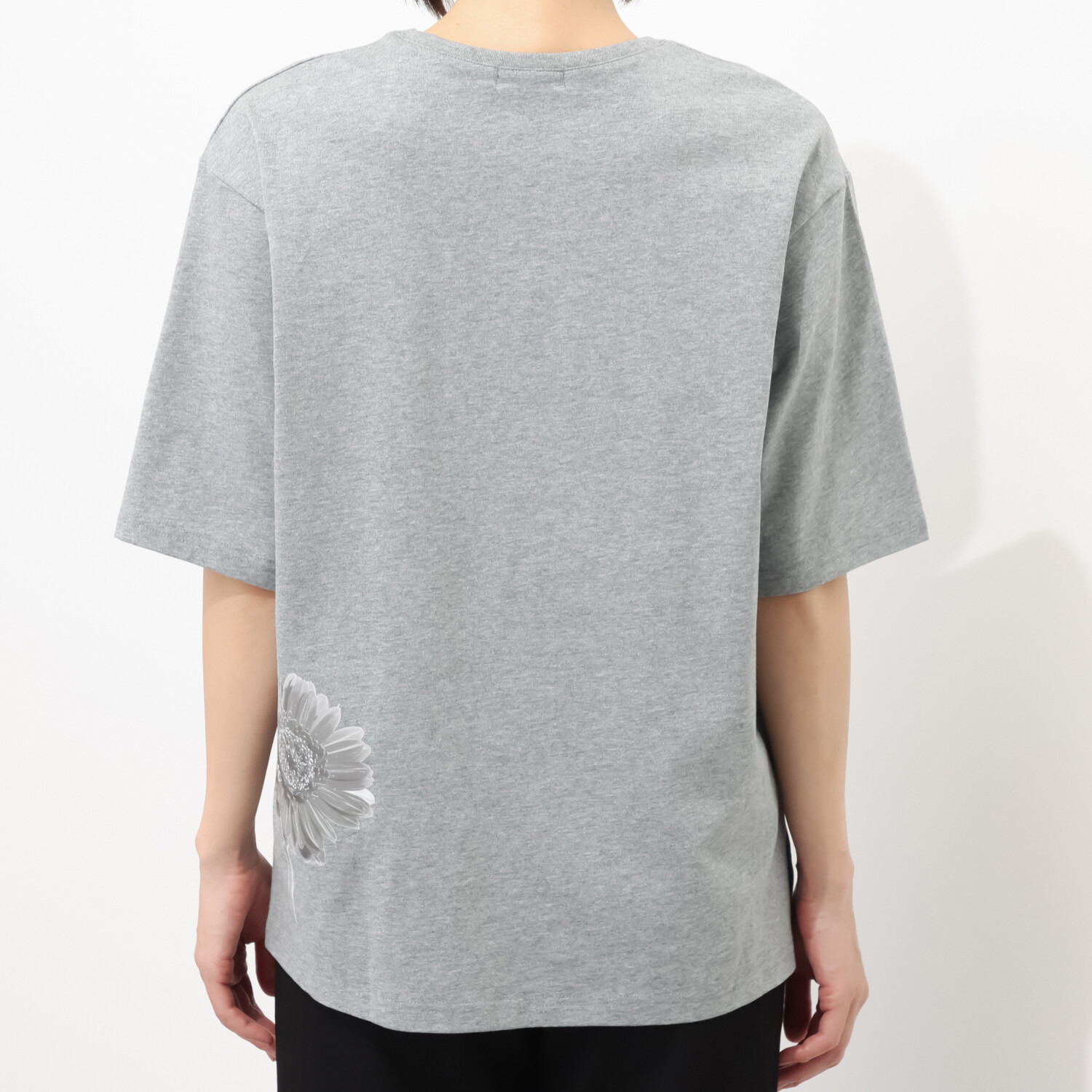 ミニマライズプラス 綿１００％ クラシックフラワー プリントＴシャツ