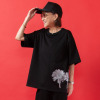 ミニマライズプラス 綿１００％ クラシックフラワー プリントＴシャツ